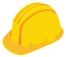 Helmet, construction Icon