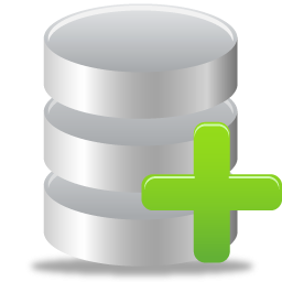 事業用途, 追加, データベースに, 挿入, データベースdb アイコン
