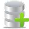 Zaken, toepassing, voeg de database toe te voegen, plaatst u, database, db, business Pictogram