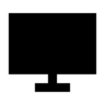 显, lcd, 领导, 监测, 视, 电视 图标