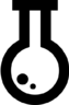 Chemie, onderwijs, lab, laboratorium, research, science, space Pictogram