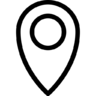 Kaart, locator, kaartmarkering Pictogram