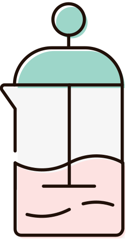 Frenchpress, 咖啡 图标