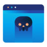 Lethal, virus, browser, website, webpage Icon