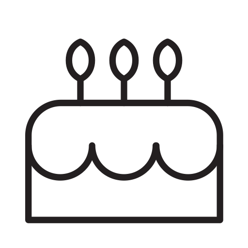 생일 케이크 아이콘