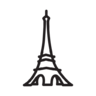 The, eiffel, tower Icon