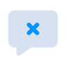 Cancel, chat, communication, internet, message, security, talk Icon
