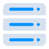 ícone Dados, hospedagem de, informações, internet, segurança, servidor, armazenamento