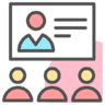 Analytics, business, conference, presentation Icon