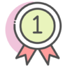 Award, badge, medal, position Icon