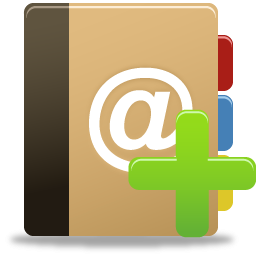 Адресная добавить, addressbook значок