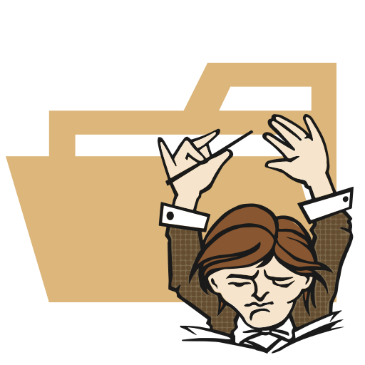 folder, type, composer, opened Icon