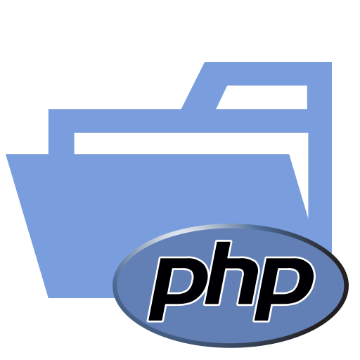 map, type, php, geopend Pictogram
