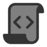 Bestand, type, script Pictogram