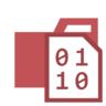 Folder, type, binary Icon