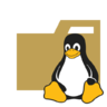 ícone Pasta, tipo, linux