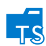 ícone Pasta, tipo, typescript