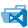 文件夹, 种类, vscode3, 打开 图标