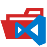 โฟลเดอร์, ประเภท, vscode, test3, เปิด ไอคอน