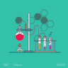 Icono Química, laboratorio