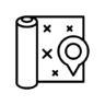 Kaart, map marker Pictogram