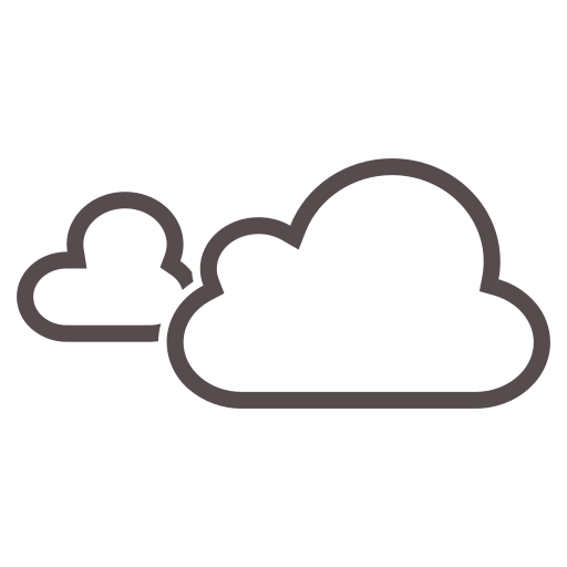 lente, cloud, weather, database, netwerk, upload, download Pictogram