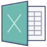 Excel, windows, 办事处, 软件 图标