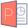 Powerpoint, windows, 办事处, 软件 图标
