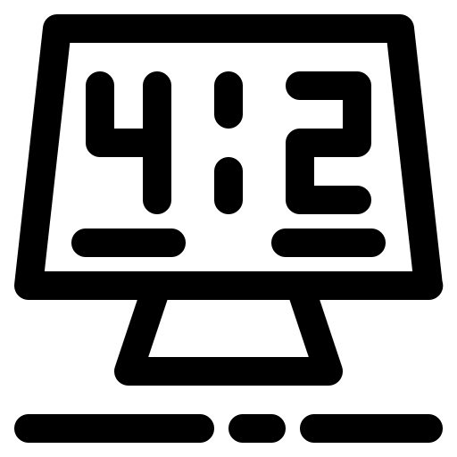 足球, 记分牌 图标