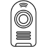Remote, camera, wireless, control, device Icon