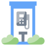 PHONE, BOX, telephone, box, phone, booth, phone, call, communications, technology Icon