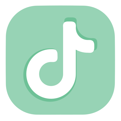 tiktok, 狄tok, 标志, 薄荷 图标