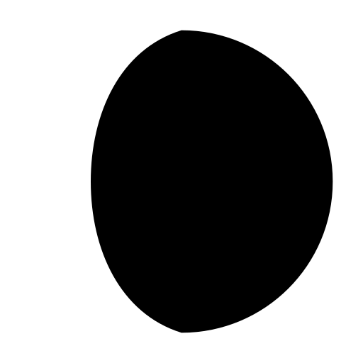 月亮, 蜡, 拱起 图标