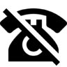 Phone, classic, off Icon