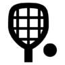 كرة المضرب رمز
