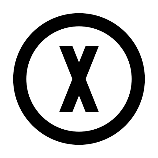 阿尔法, x, 圈子, 概要 图标
