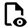 Bestand, ogen, voor het overzicht Pictogram