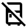 Fridge, off, outline Icon