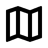Kaart, overzicht Pictogram