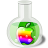 Icono Manzana, menu, quimica