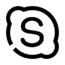 社会, media, skype, 标志 图标