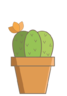 Icona Cactus, fiore, pianta, natura, fiori vaso, fioriera, giardino