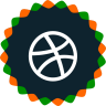 Dribbble, 社会网络 图标