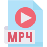 МР4, расширение, формат, видео, СМИ, мультимедиа значок