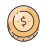硬币, 金钱, 支付, 付款 图标