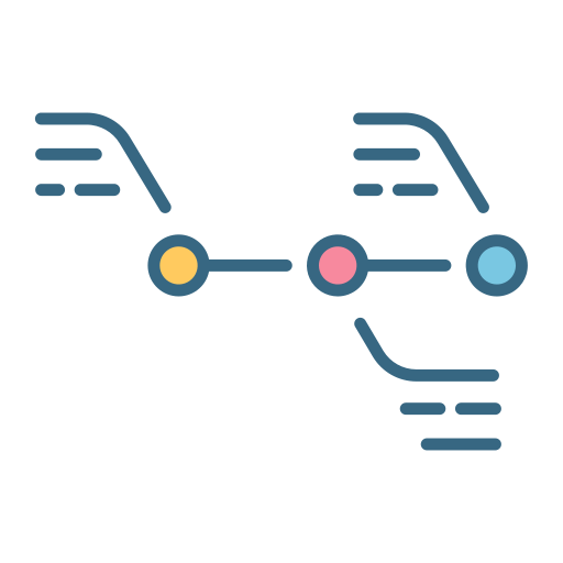 timeline, analytics, chart, analysis Icon