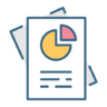 Analytics, report, chart, analysis, graph Icon