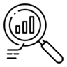 Graph, analytics, charts, data, study, anaysis Icon