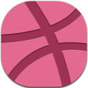 dribbble ไอคอน