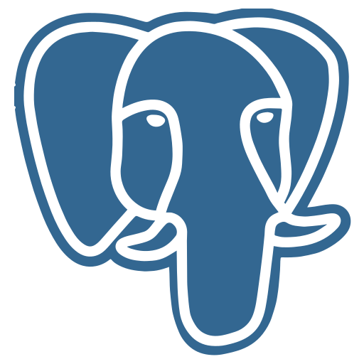 Icona postgresql, normale, logo